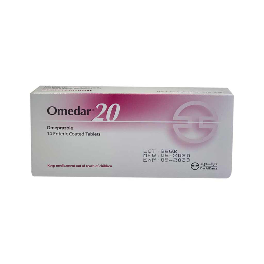 Omedar 20mg Tablets 14S