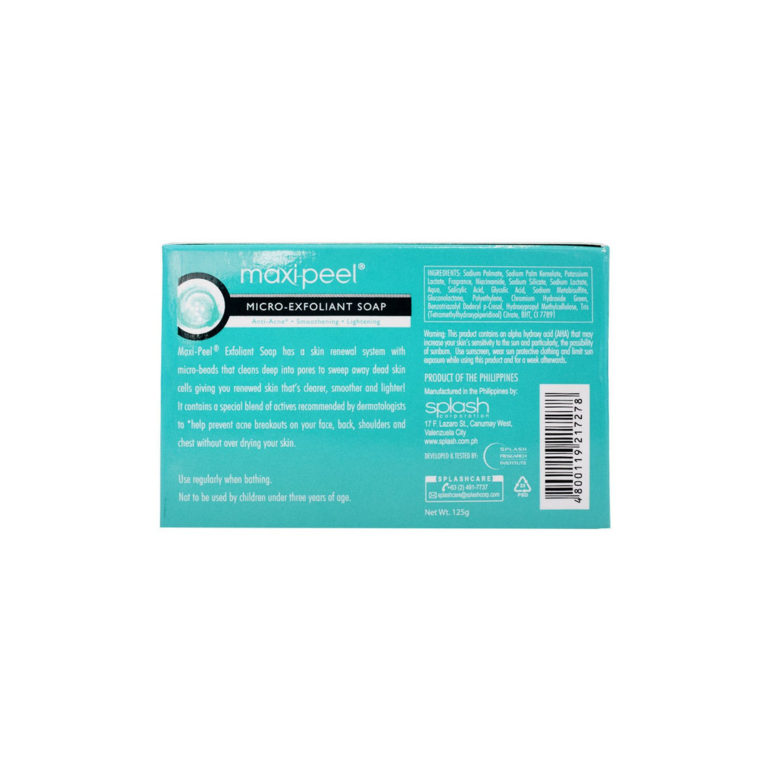 Maxi Peel Exfoliant Soap 125gm