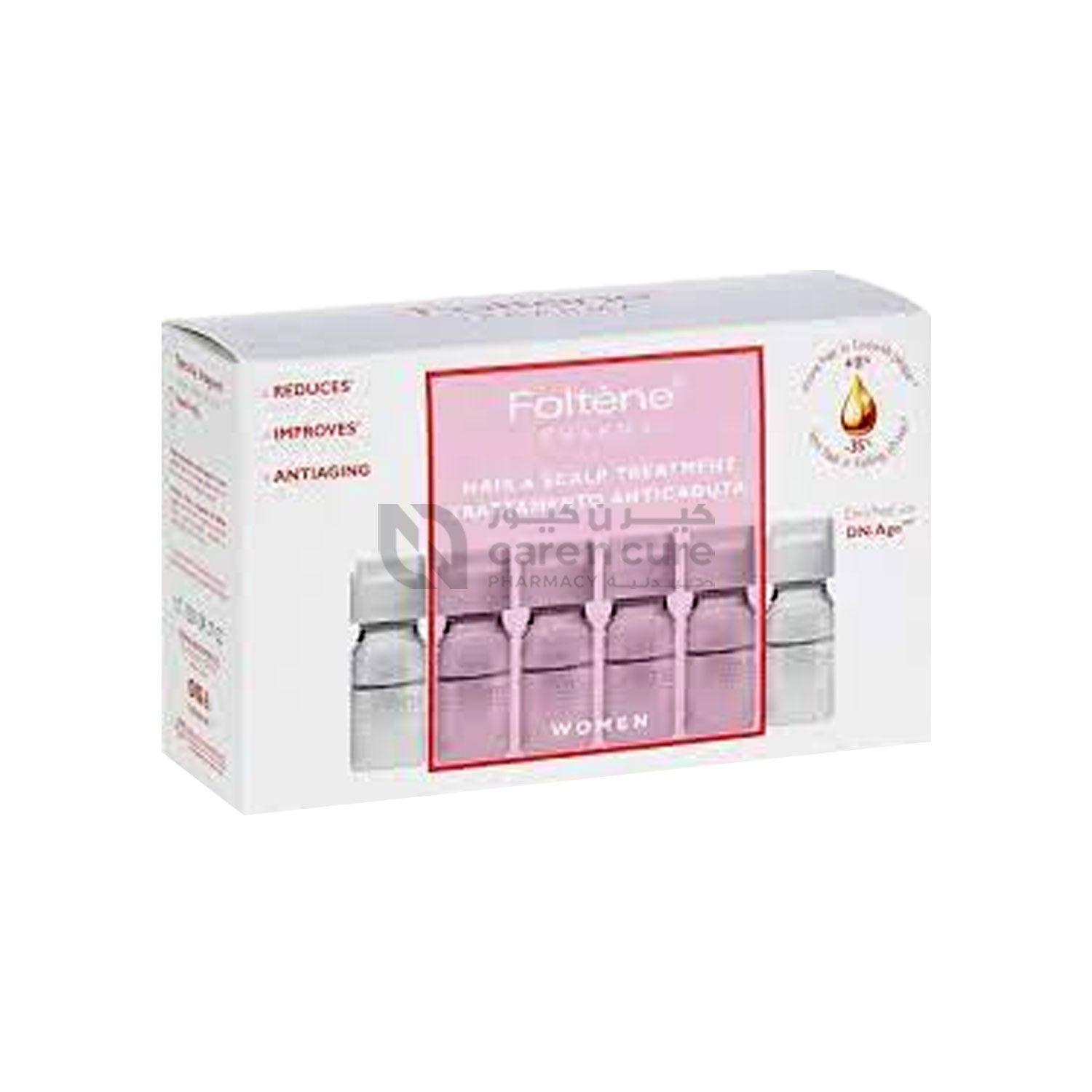 Buy Foltene Hair & Scalp Treat Ampoule Women 6 ml X12 Pieces [New ...