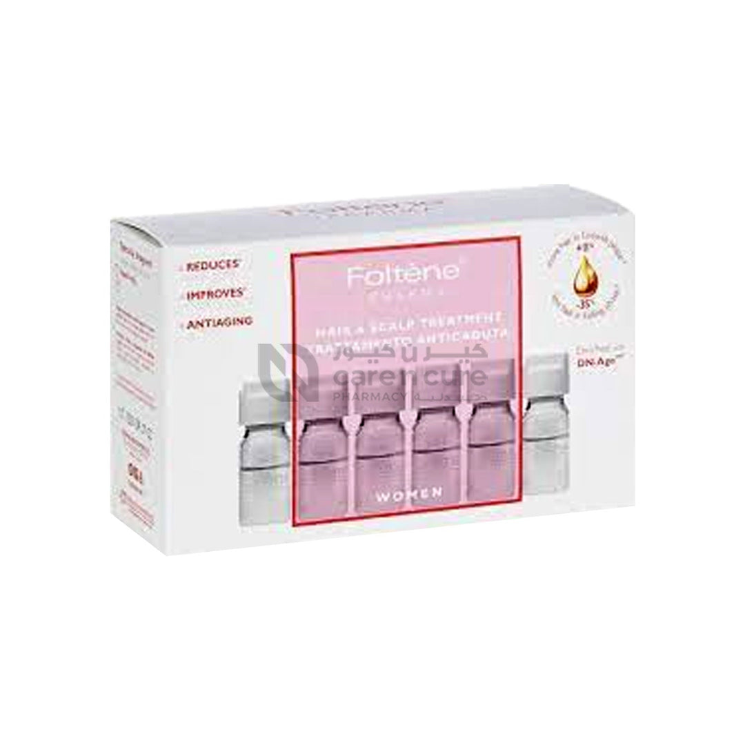 Foltene Hair & Scalp Treat Ampoule Women 6 ml X12 Pieces [New