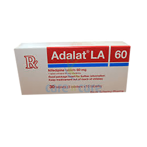 Adalat La 60mg Tablets 30's