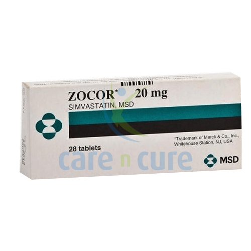 Zocor 20mg Tablets 28's