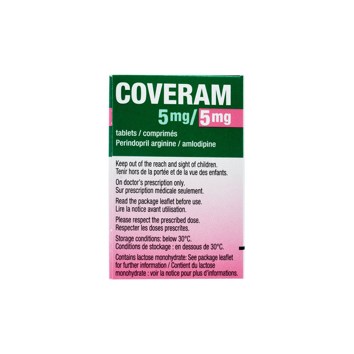 Coveram 5 mg / 5mg Tablets 30S