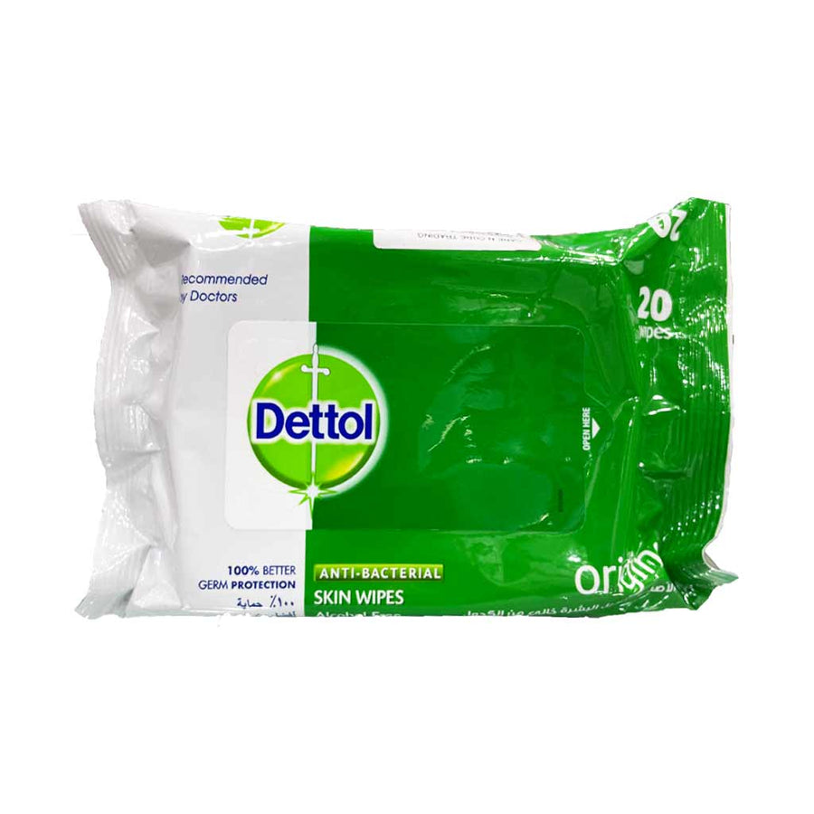 Dettol Skin Wipes Orginal 20S