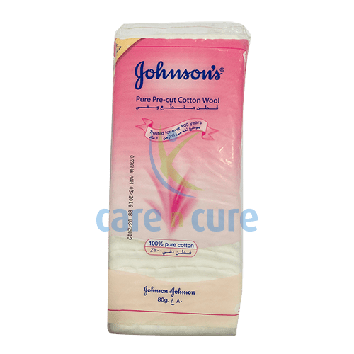 Johnson'S Cosmetic Cotton Wool 80g