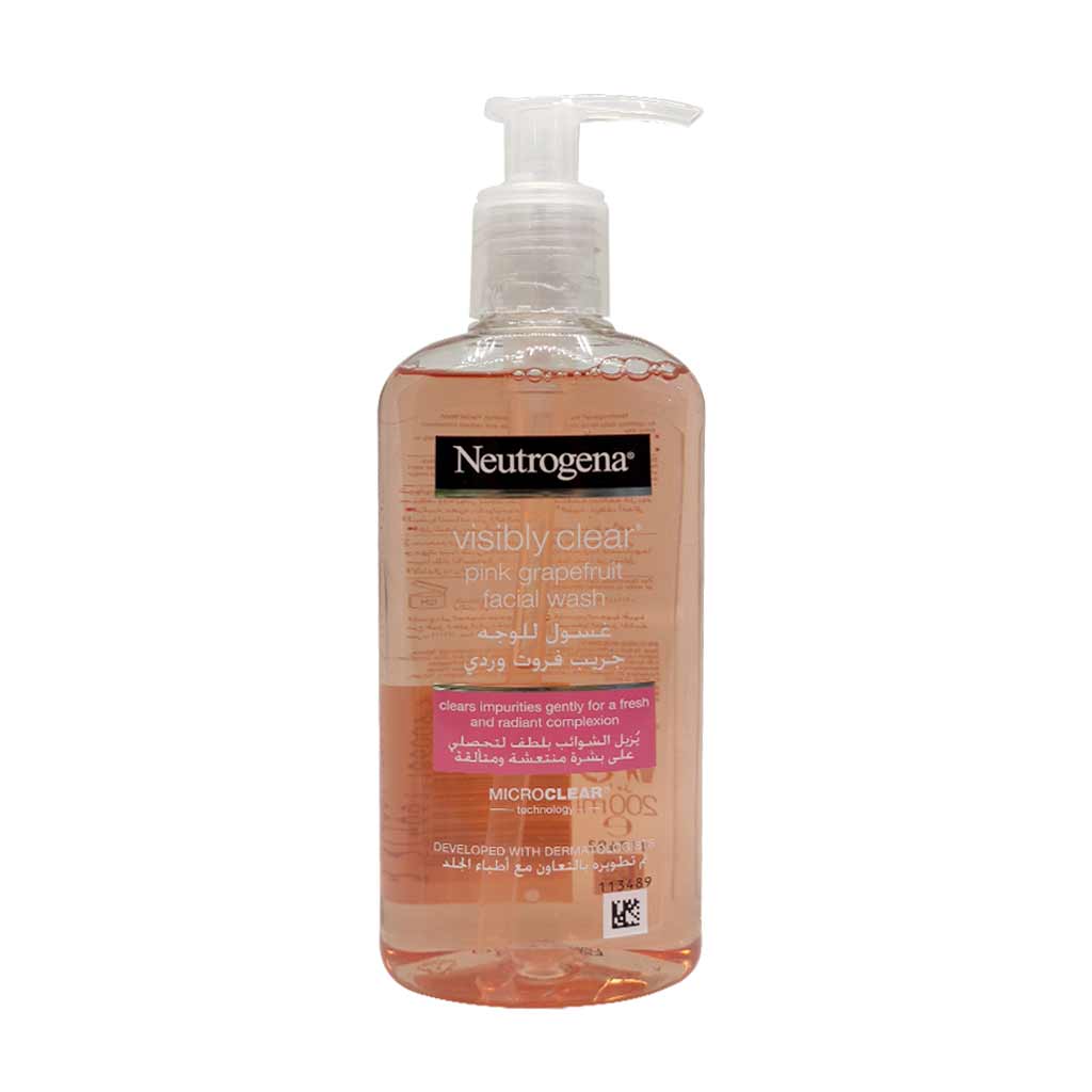 Neutrogena Visibly Clear Pink Grapefruit Facial Wash 200ml