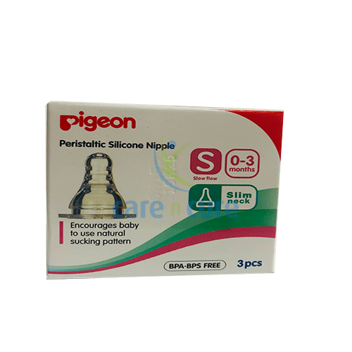 Pigeon S-Type Nipple (S) 3Pcs