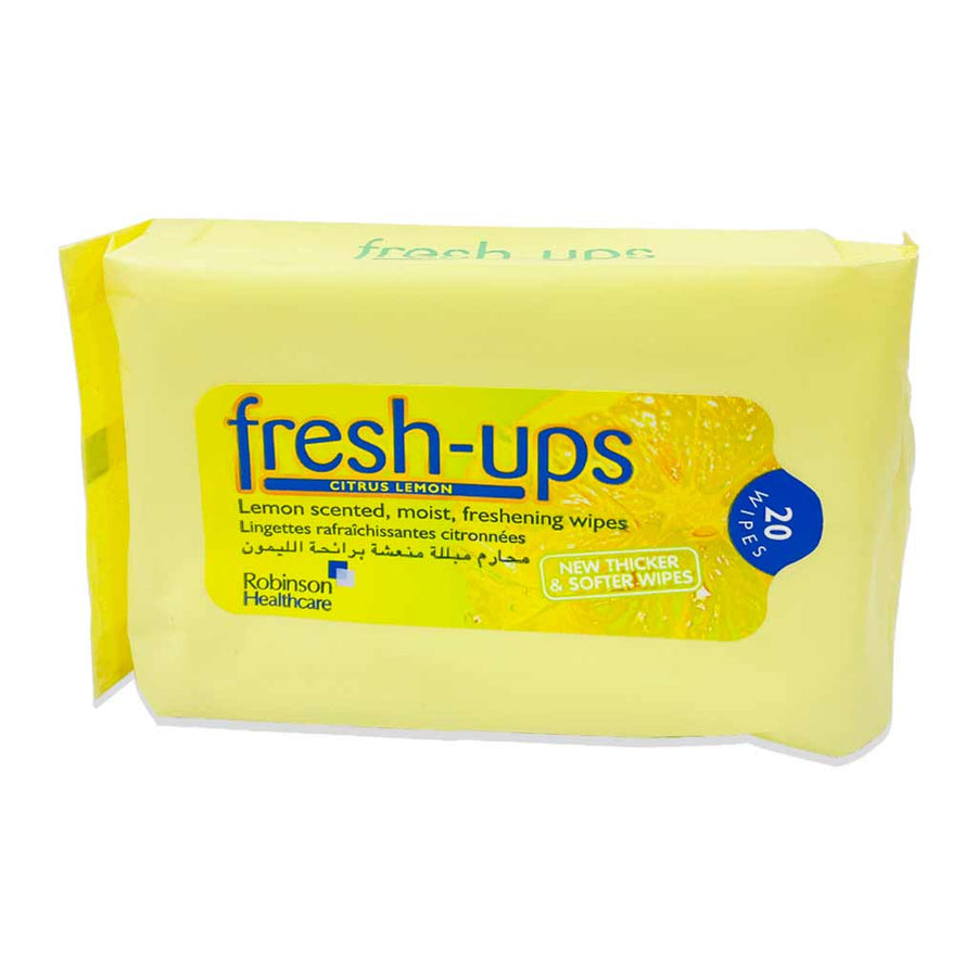 Robinsons Fresh Ups Wipes Lemon 20's