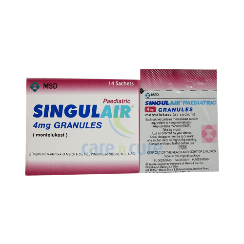 Singulair Paediatric Granules 4mg 28's