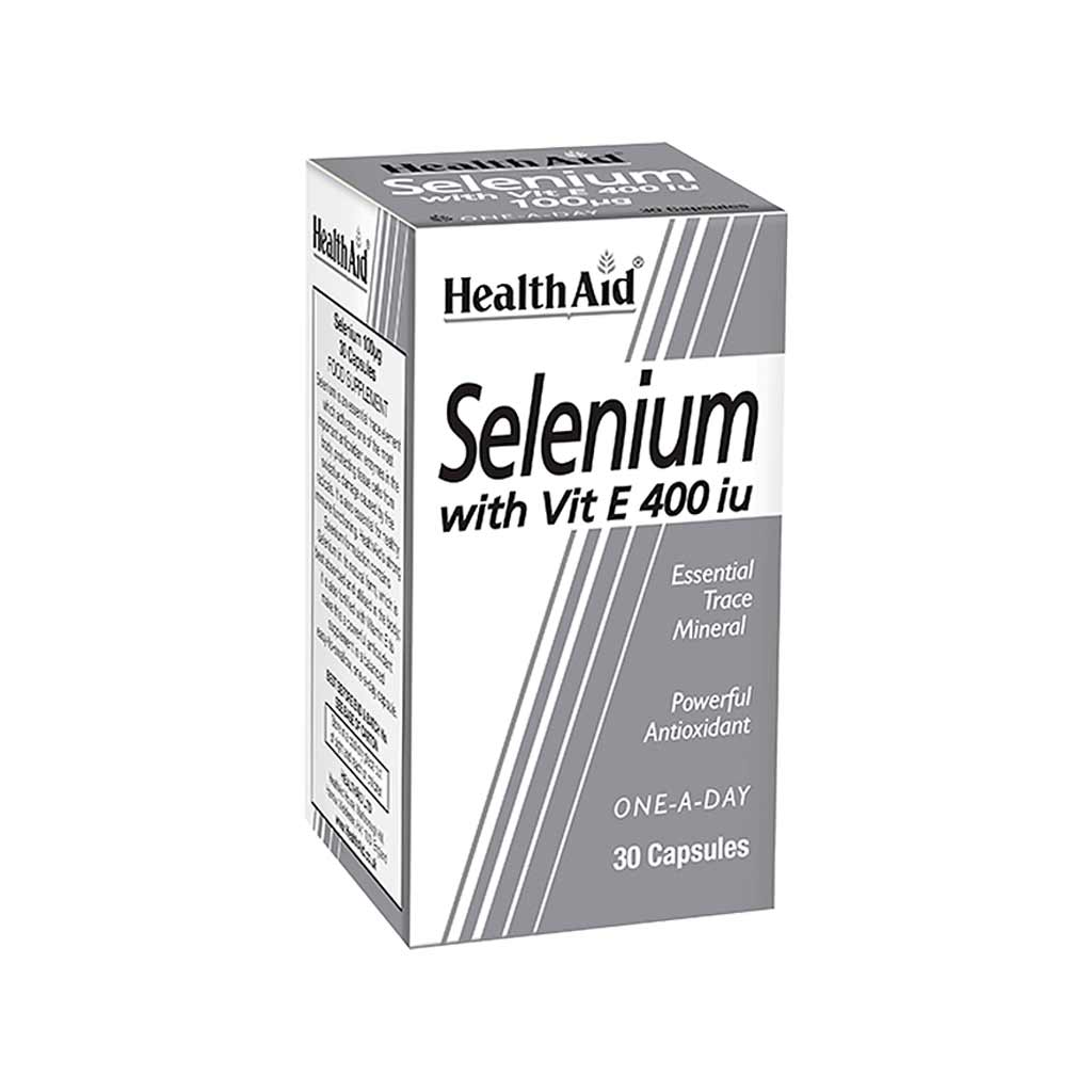 Health Aid Selenium W/Vit.E400Iu Cap