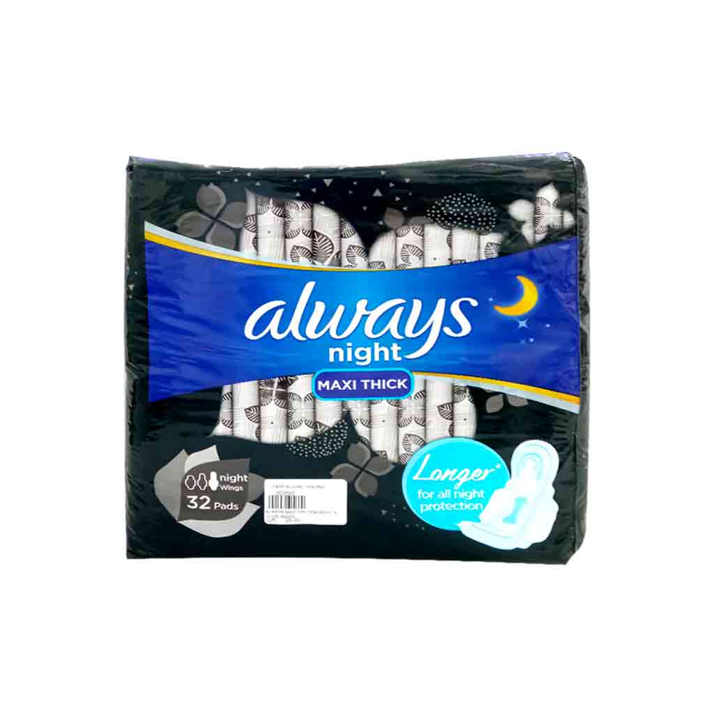 Always Maxi Thk Cpm Night 8 X 32S