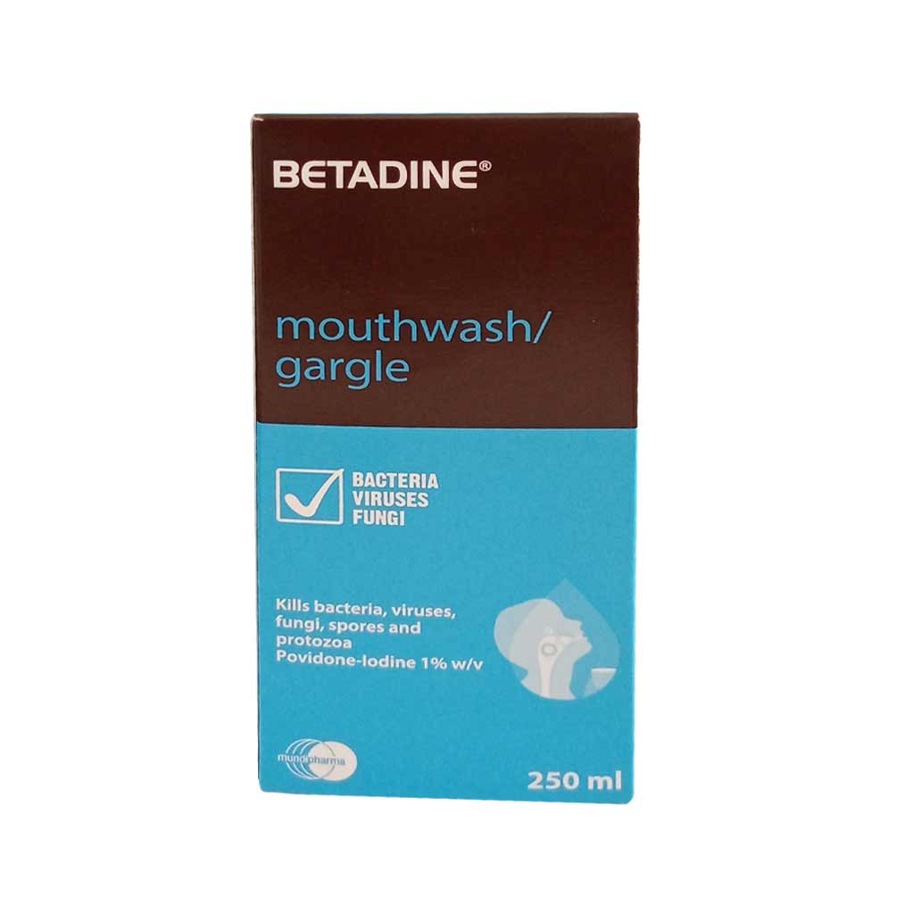 Betadine Gargle Mouthwash 250ml