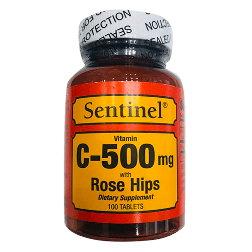 Sentinel C -500 Rose Hips Tablets 100's