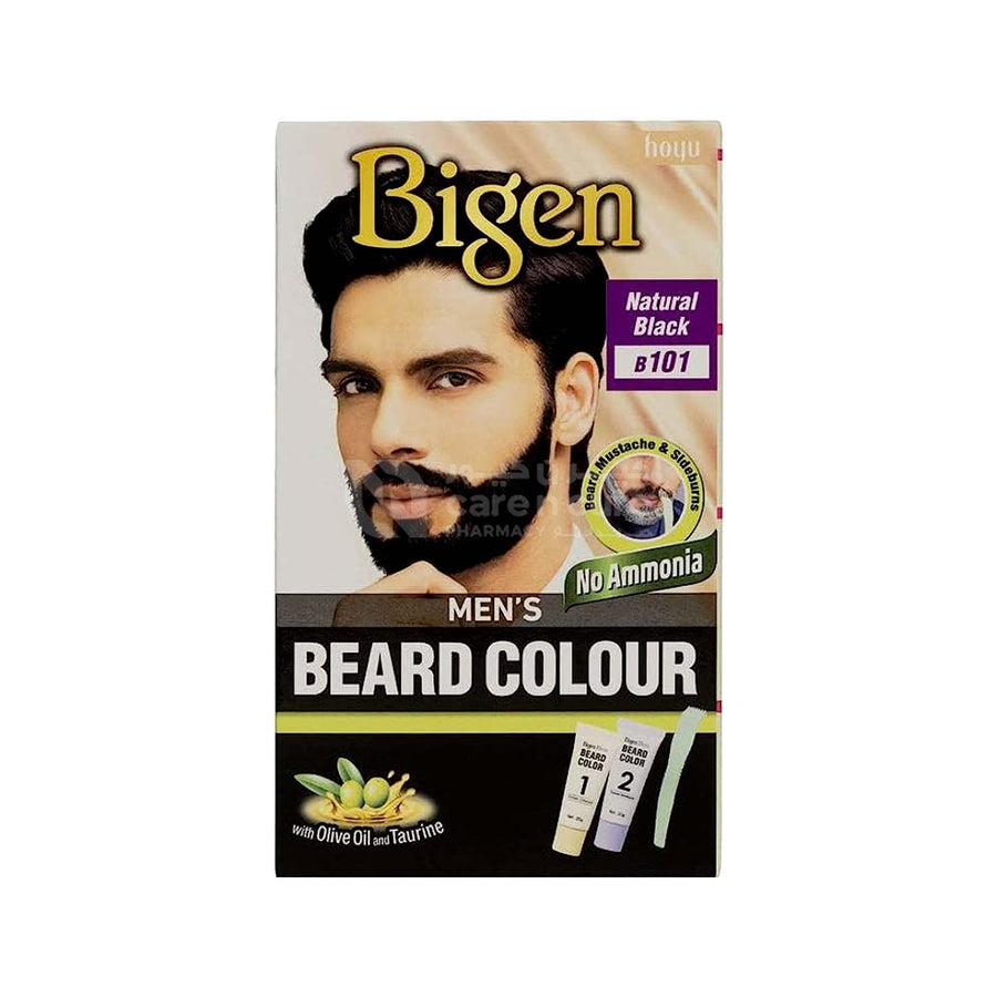 Bigen Mens Beard Color Nat Black