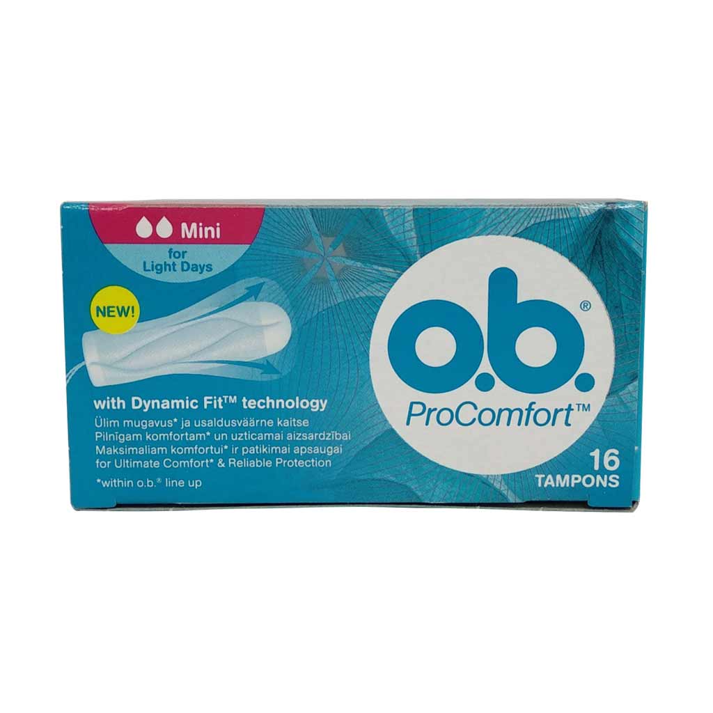 Ob Tampons Comfort L/Days 16's