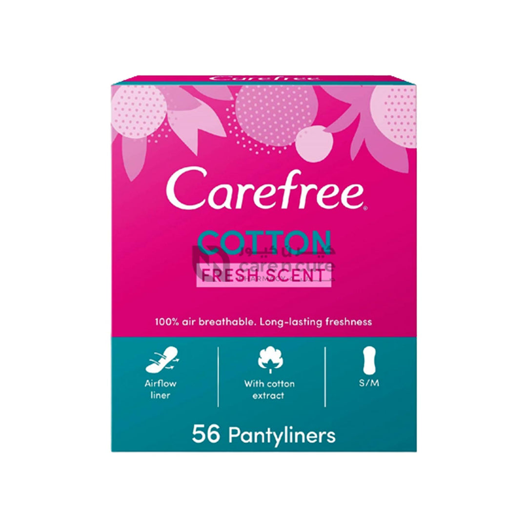 Carefree Cotton Fresh 56 Pieces