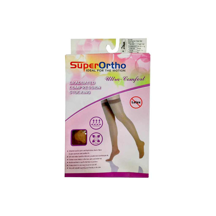 Super Ortho Ultra Comfort Thigh High Open Toes 30-40 A6-008 (M)