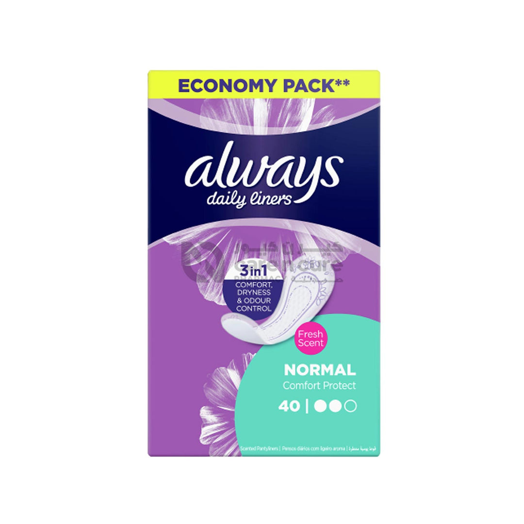 Always Pantyliners Fresh 40's 10 X 40