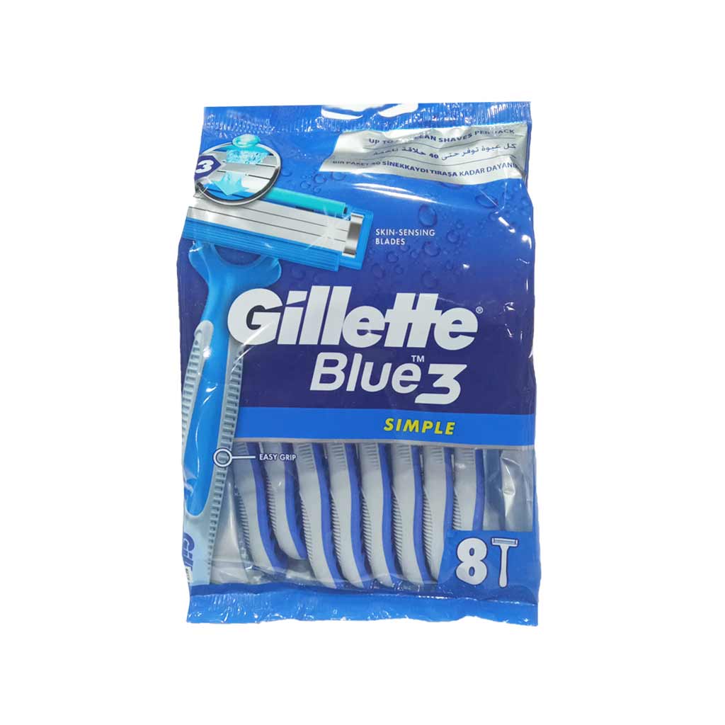 Gillette Blue3 Simple Bag 8 -1X6 Gg245