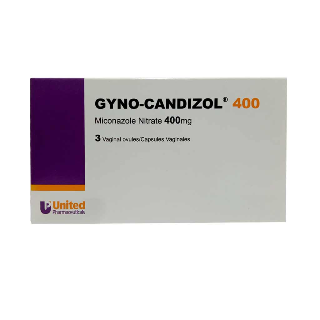 Gyno Candizol 400mg Vag.Ovl 3's