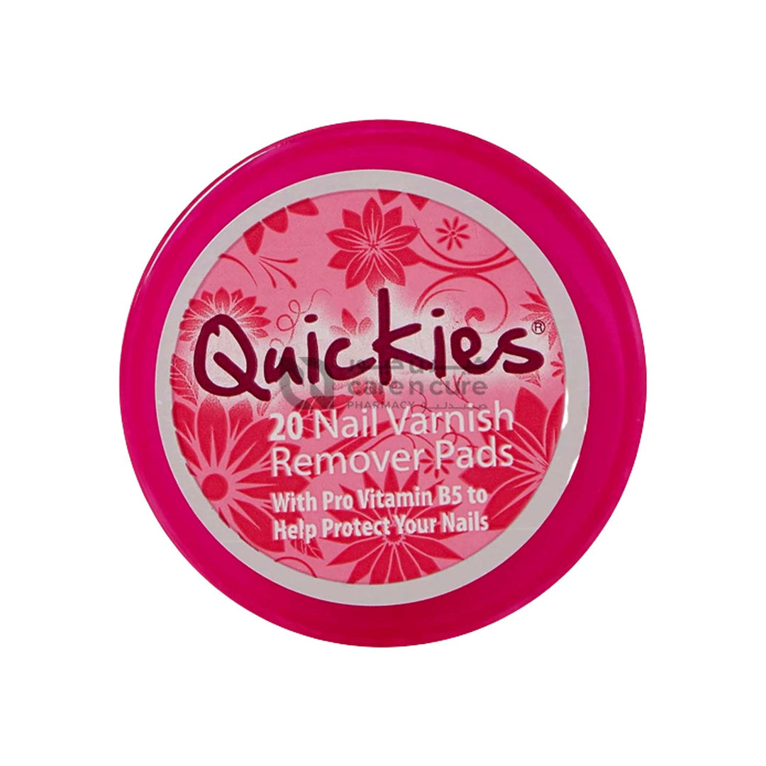 Quickies Nail Polish Remover Pad 20 Pieces