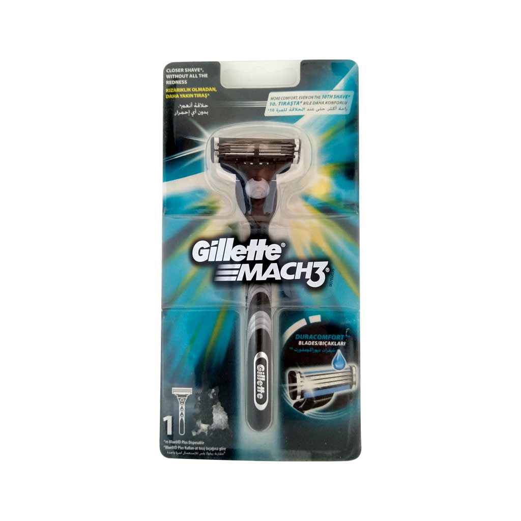 Gillette Mach3 Razor 1-Up (Gg186-0)