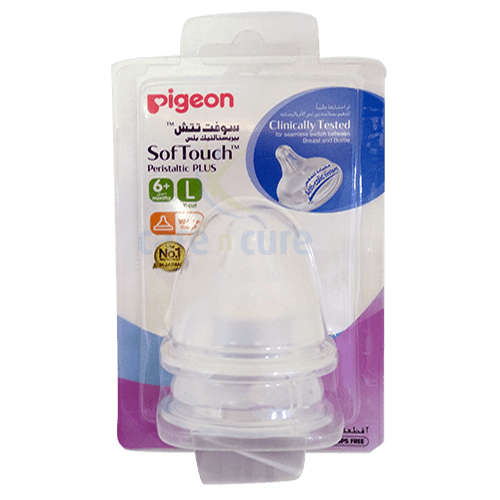 Pigeon Perist Plus Silicone Nipple L -B01869