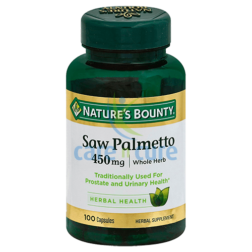 Nature's Bounty Saw Palmetto 450 mg Cap 100's