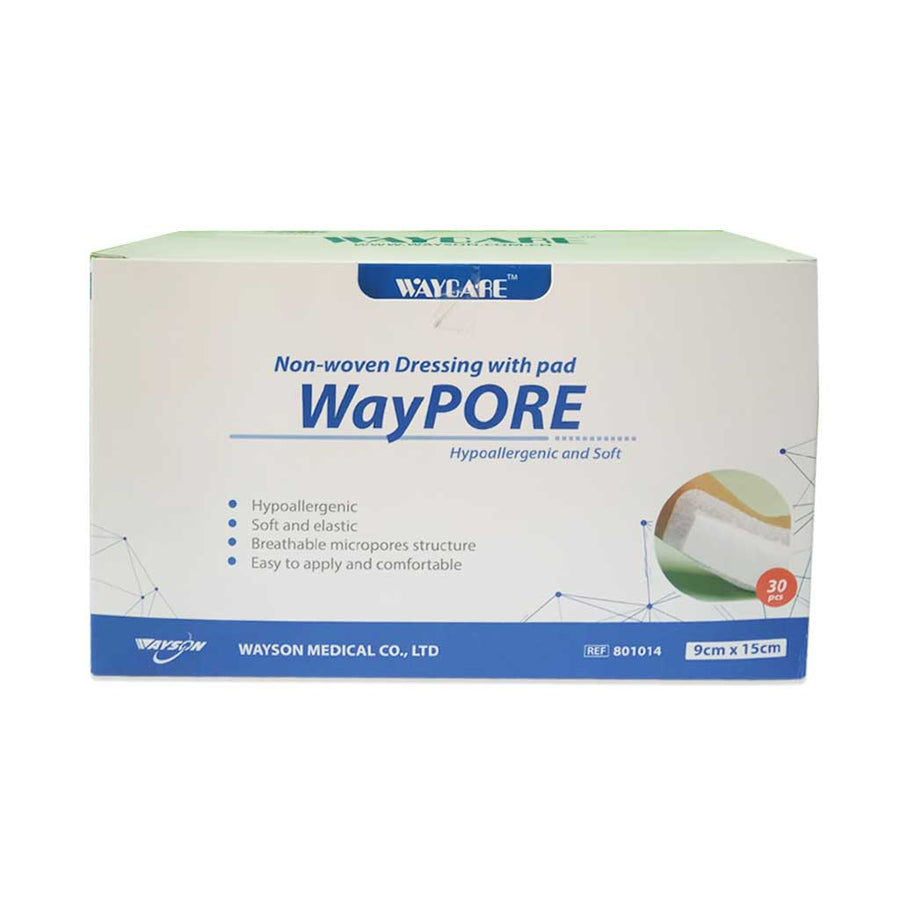 Waycare Adh With Absorbent Pads 9 X 15 cm 30's 