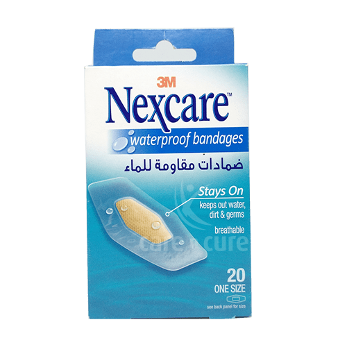 Nexcare Waterproof 26X57mm Bandages 20's 