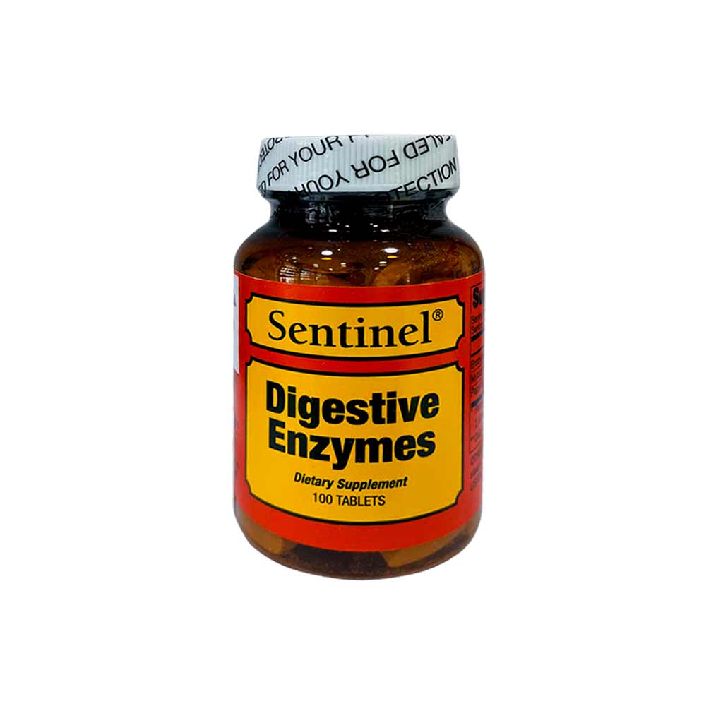 Sentinel Digestive Enzymes Tablets - 100's