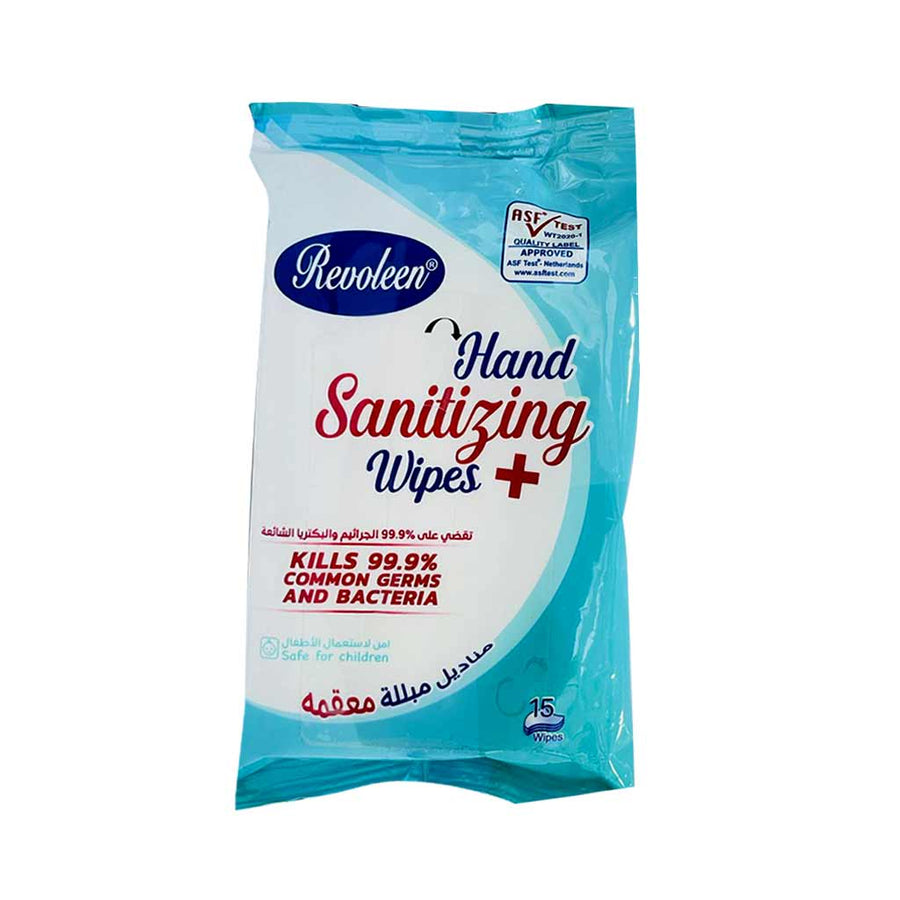 Revoleen Hand Sanitizing Wipes 15's