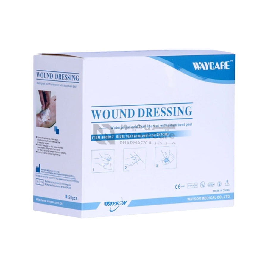 Waycare Adh Waterproof &Trans Pad 5 X 7 cm 100 Pieces