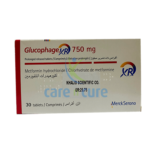 Glucophage Xr 750mg Tablets 30S