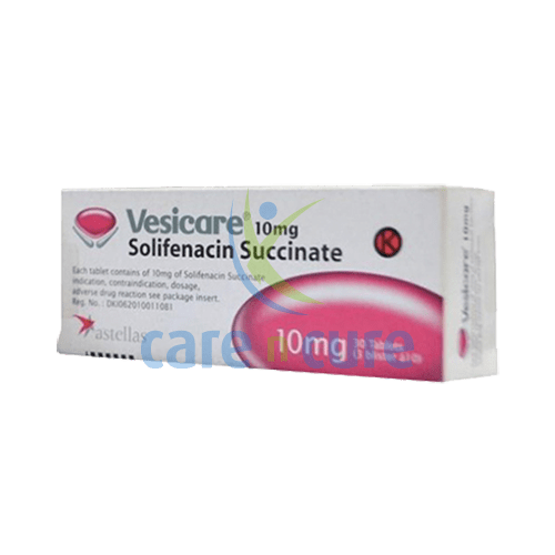 Vesicare 10mg Tablets 30's