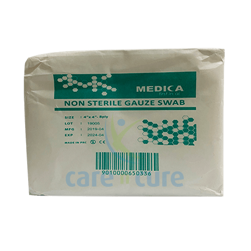 Medica Gauze Swab 10X10 8 Ply 100S (4"X4")