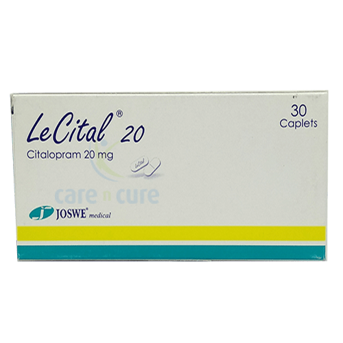 Lecital 20mg Tablets 30's (Original Prescription Is Mandatory Upon Delivery)