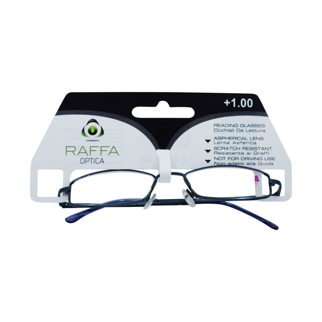 Raffa Reading Glass -Blue Tips (Ra- Mijas 1.00)