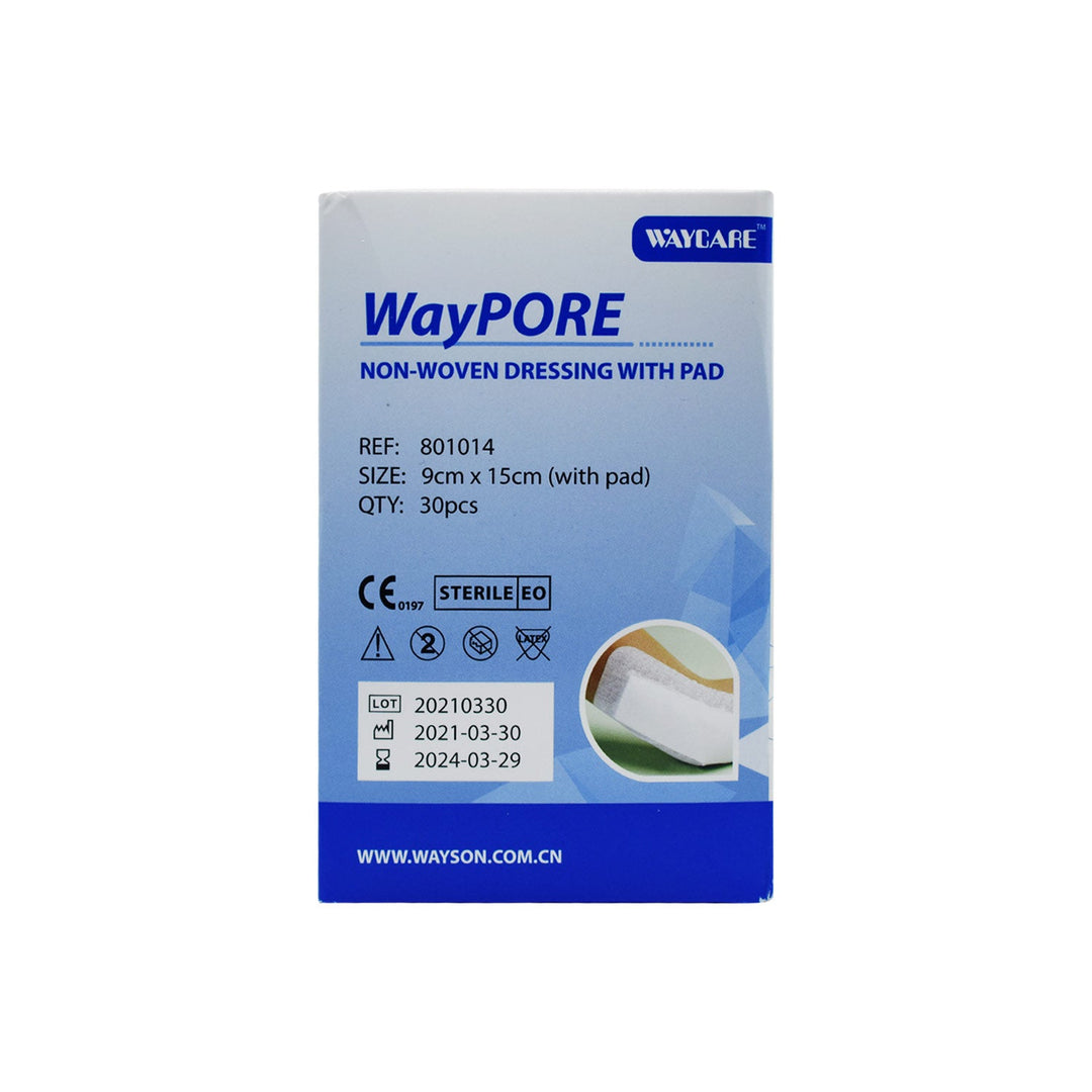 Waycare Adh With Absorbent Pads 9 X 15 Cm 30'S