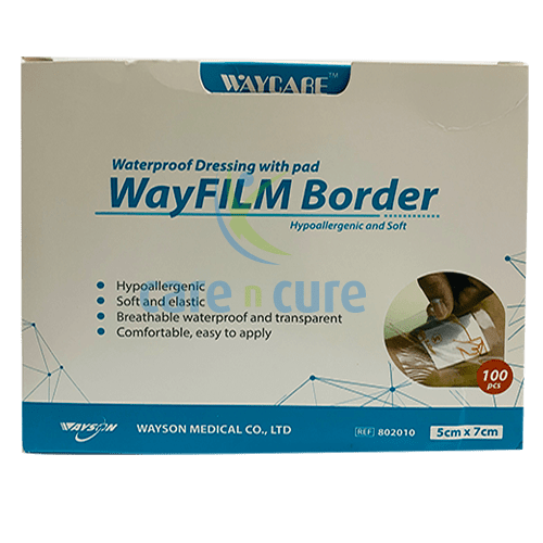 Waycare Adh Waterproof &Trans Pad 5 X 7 cm 100S 