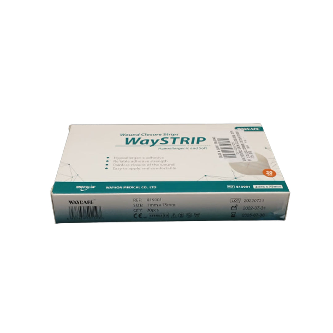 Waycare Skin Closure Strip 5'S (3X75mm) 20'S