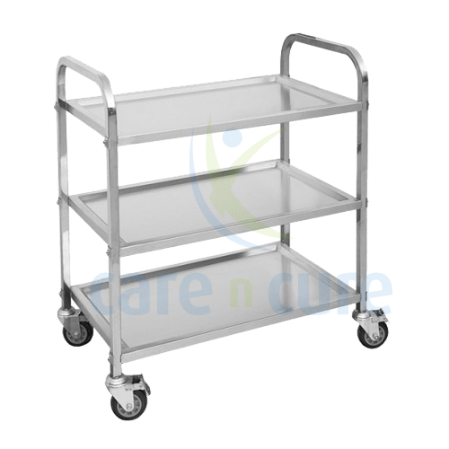 Medica Dressing Trolley  3 Shelves