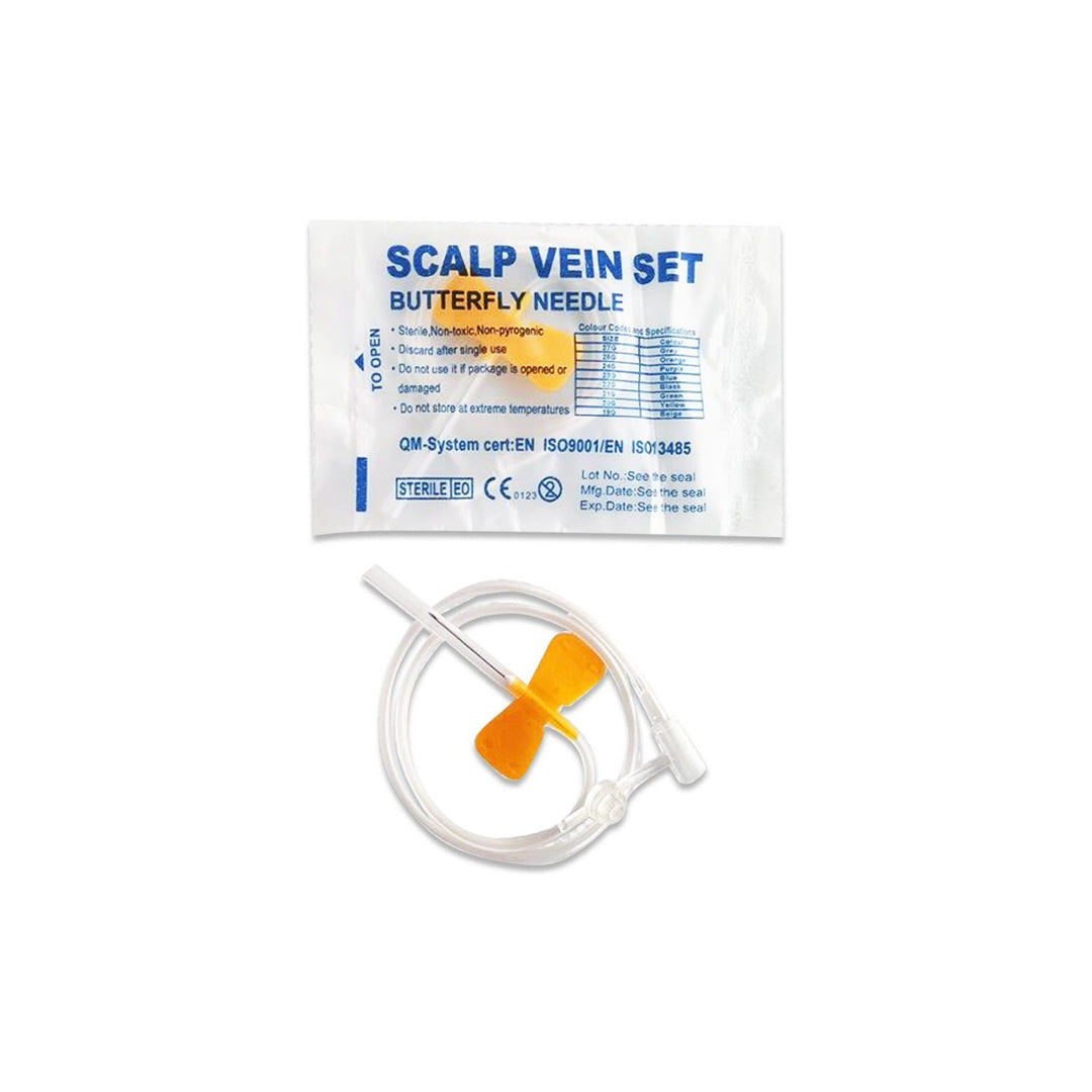 Medica Disp Scalp Vein Set (Butterfly) 21G 100'S