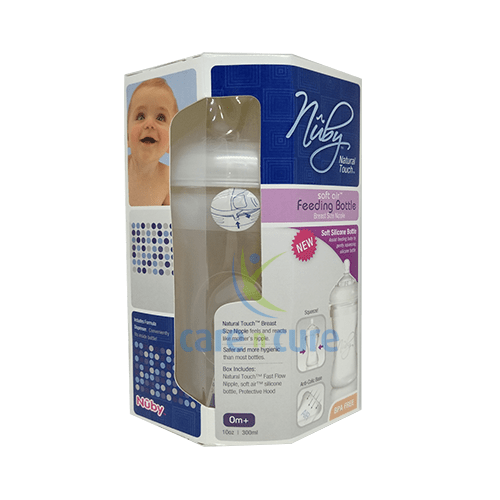 Nuby Nt. Feeding Bottle 0M+ 300 ml 67018