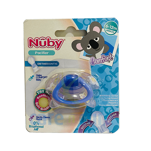 Nuby Geo Orthodontic Pacifier 6-12M 5718