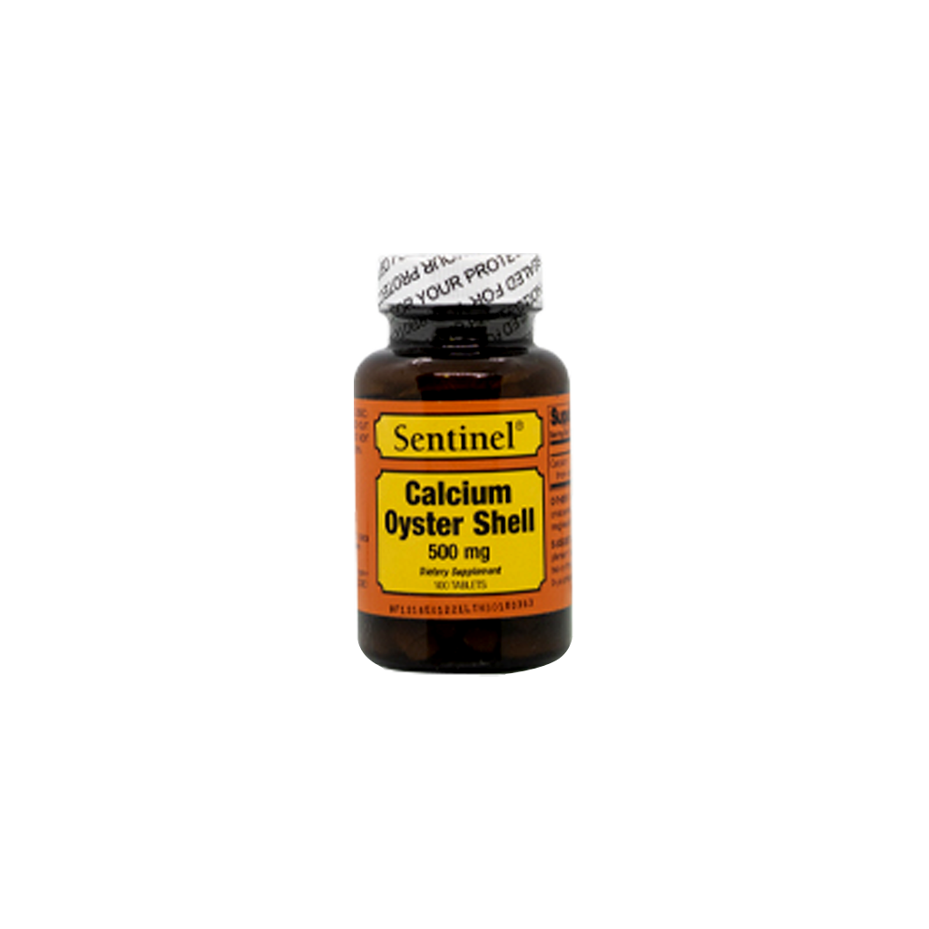 Sentinel Oyster Shell Calcium 500mg Tablets 100's