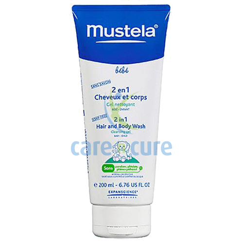 Mustela 2 In 1 Hair & Body Wash 200ml