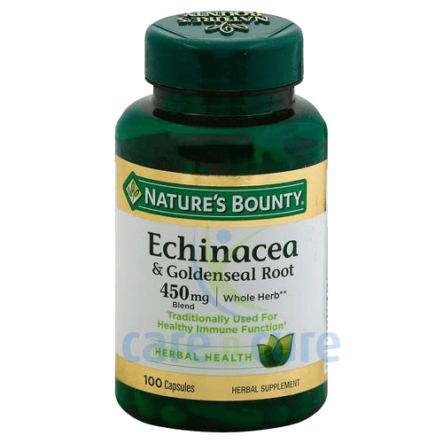 Nature's Bounty Echinacea Seal Root 400 mg Caps 100's