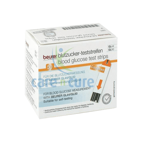 Beurer Gl 44/Gl 50 Codefree Blood Glucose Test Strips 50S