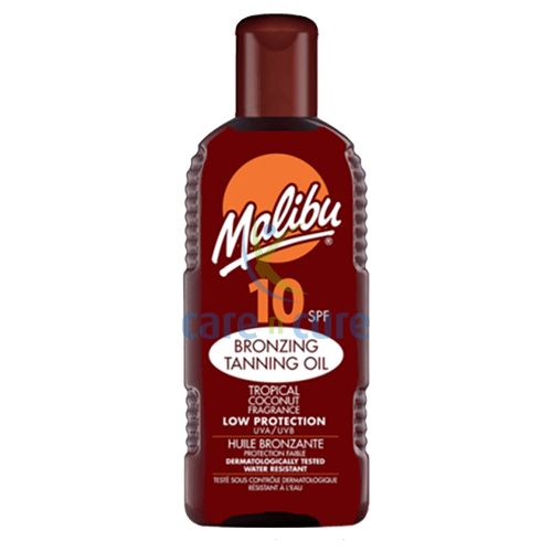 Malibu 10Spf Bronzing Tanning Oil 200ml